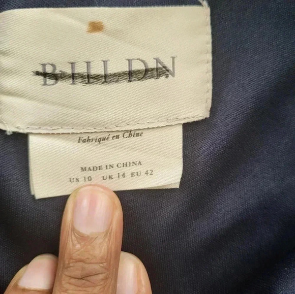 Anthropologie BHLDN Gianni Floral Embroidered Lace Dress(10)NWT - Picture 14 of 16